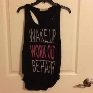 Super soft workout racer back tank top